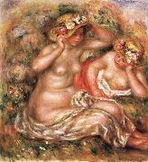 The Nudes Wearing Hats renoir